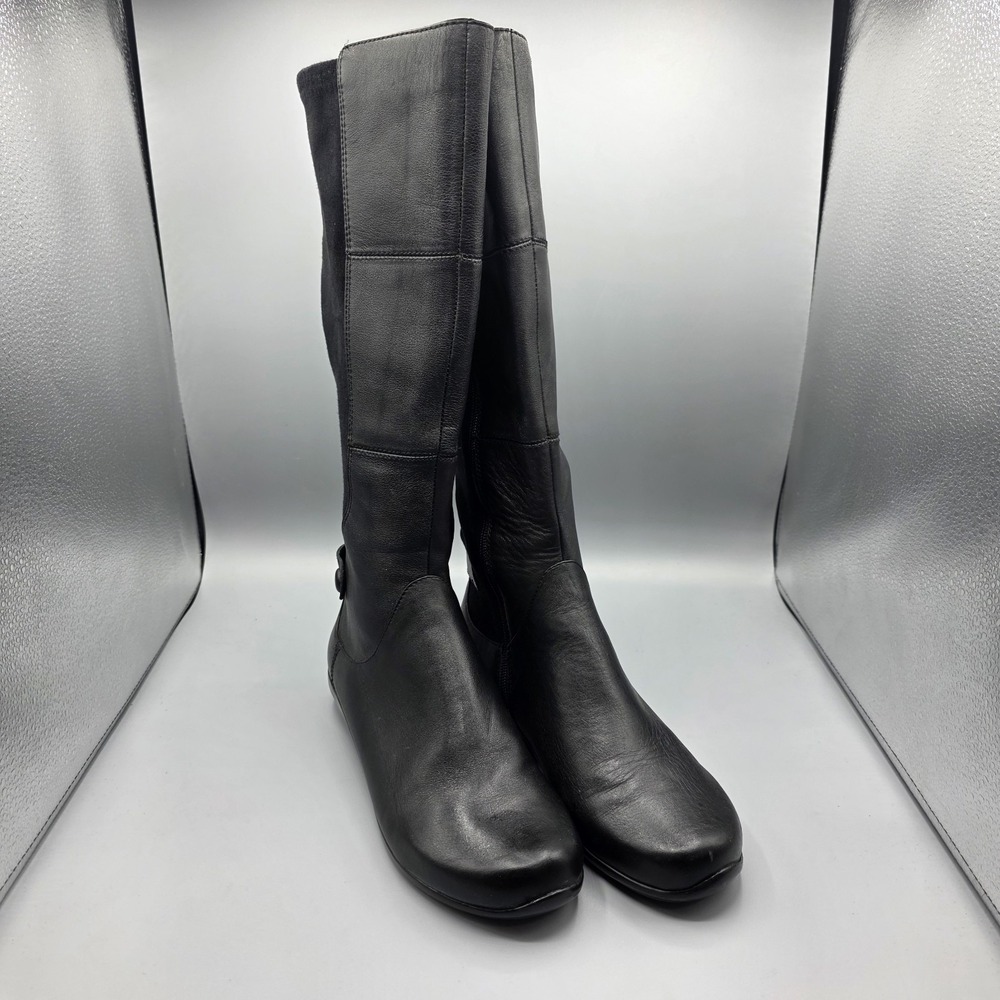 Dansko Odette Riding Boots Womens 39 Black Leather‎ Tall Comfort Equestrian